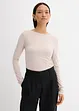 Licht longsleeve met boothals, bonprix