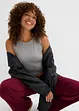 Aansluitende cropped top (set van 2), bonprix