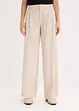 Geplooide broek met dubbele plooien, bonprix