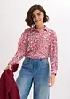 Blouse met glanseffect, bonprix