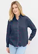 Mousselline blouse met hartjes, bonprix