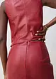 Leren rok met split, bonprix