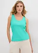 Tanktop met biologisch katoen (set van 2), bonprix