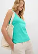 Tanktop met biologisch katoen (set van 2), bonprix