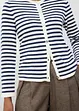 Vest met zijde, bonprix