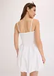 Strapless jurk van katoen, bonprix