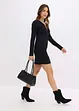 Mini jurk met glitters, bonprix