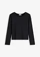 Longsleeve met schoudervullingen, bonprix