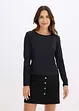 Longsleeve met schoudervullingen, bonprix