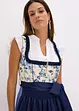 Dirndl met geborduurde schort (2-dlg. set), bonprix