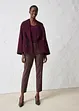 Smalle broek met wol, bonprix