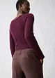 Smalle broek met wol, bonprix