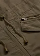 Korte katoenen parka met opstaande kraag, getailleerd, bonprix