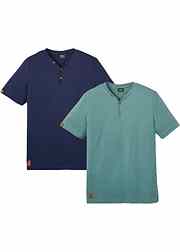 Basic poloshirt voor heren indigo