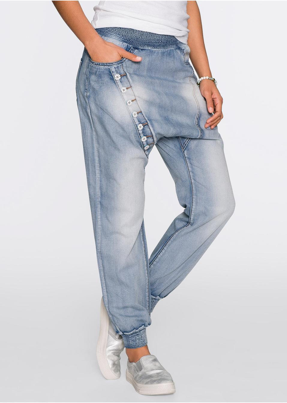 Baggy jeans blue bleached RAINBOW bonprix.nl