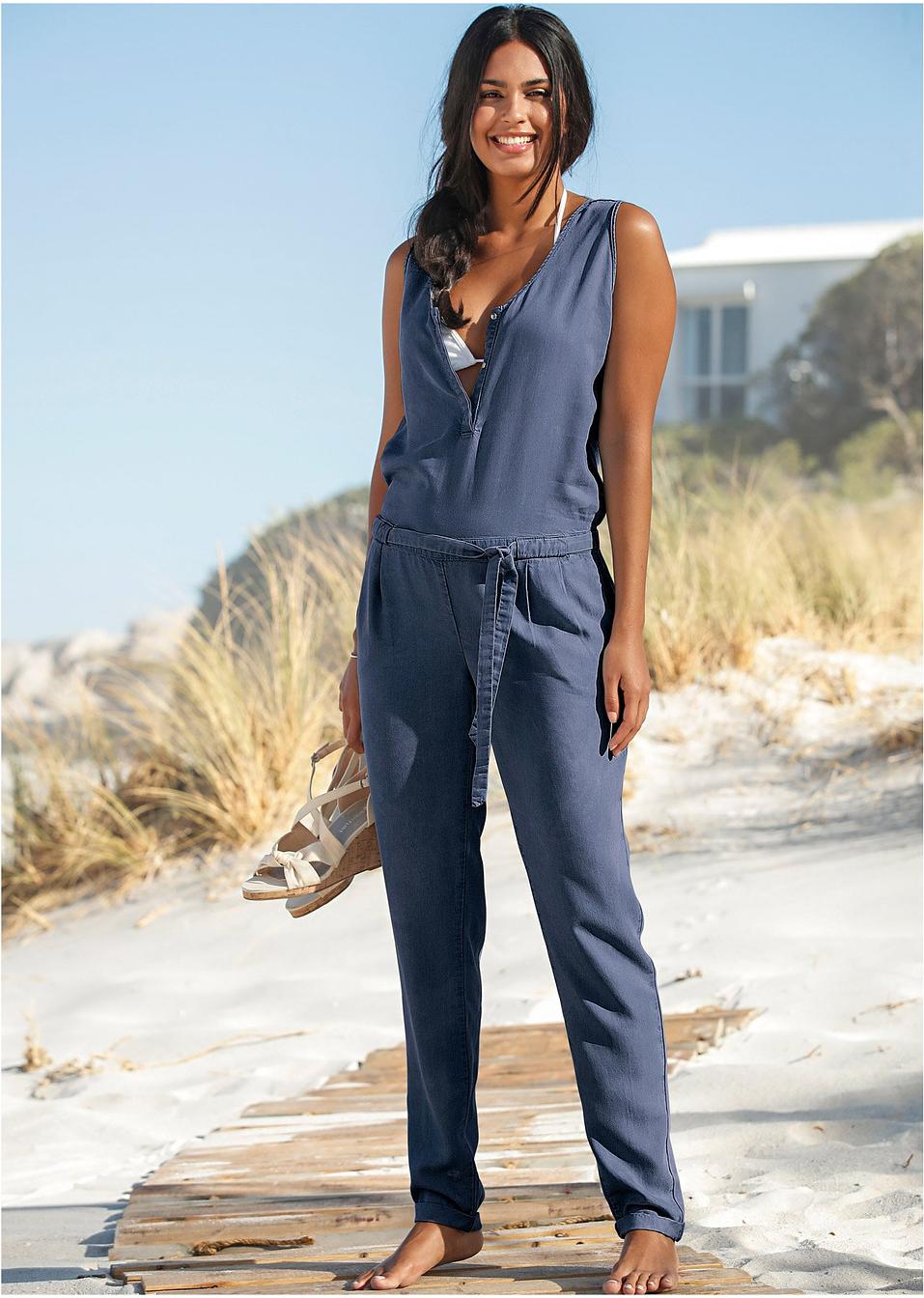 Jumpsuit dark denim BODYFLIRT bonprix.nl