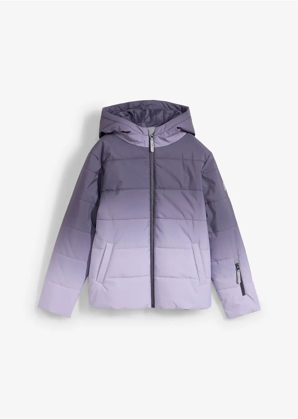 LSERVER Winterjas voor meisjes met bontkraag en capuchon, fleece, warm