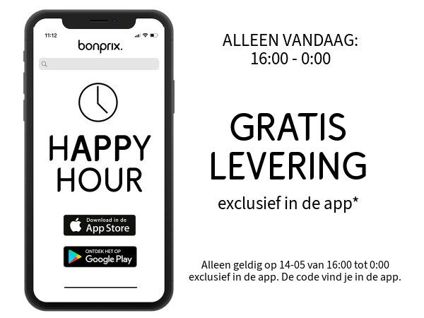 GRATIS LEVERING in de app >