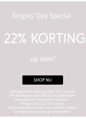 22% korting voor jou >