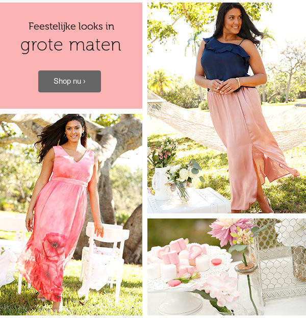 Feestelijke looks in grote maten >