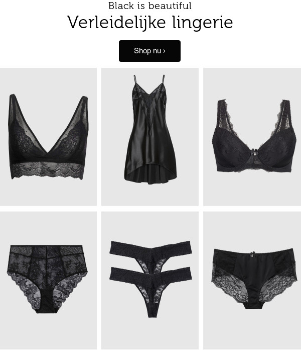 Elegante lingerie >