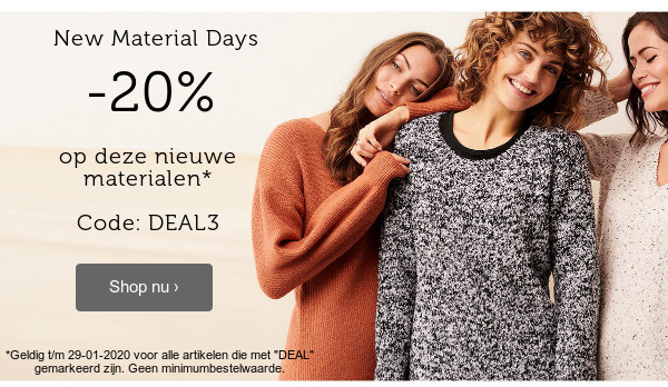 Nieuwe materialen -20% >