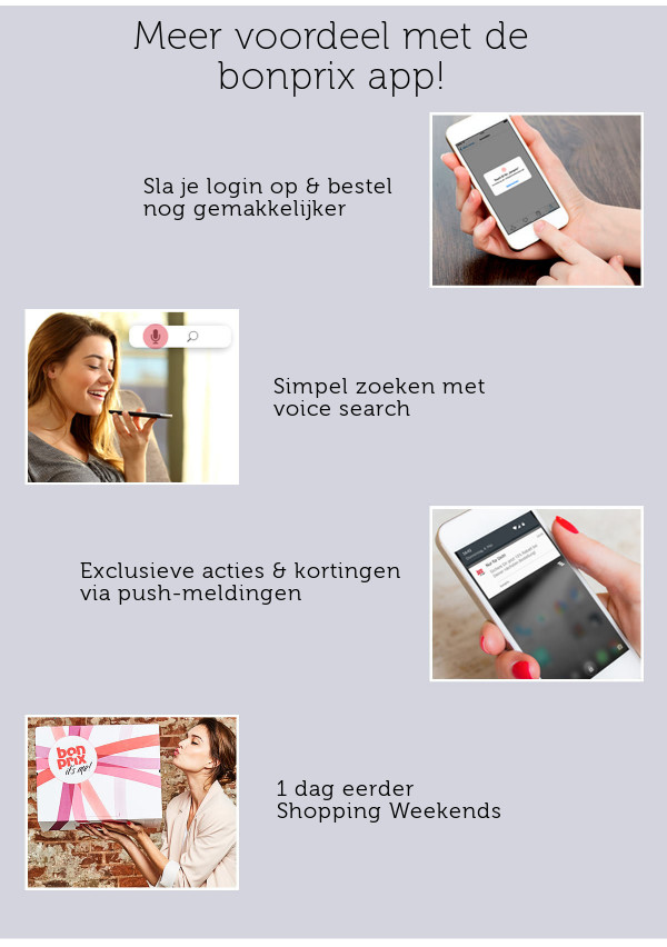 Vorteile der bonprix App >