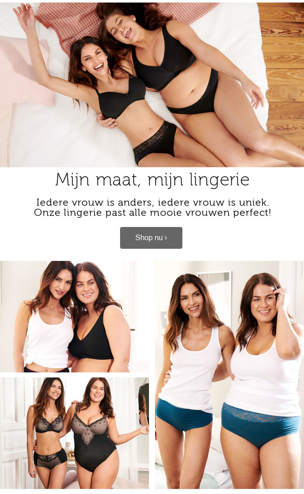 Mijn lingerie, mijn maat >