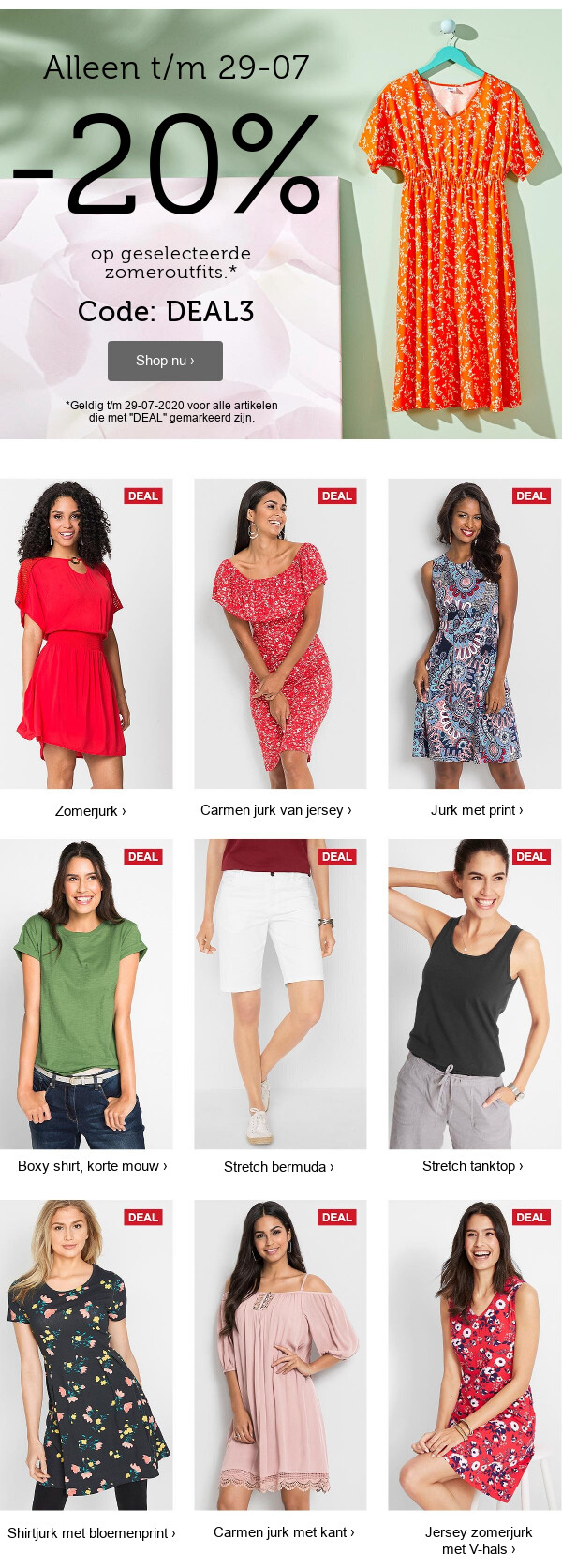 Zomeroutfits -20% >