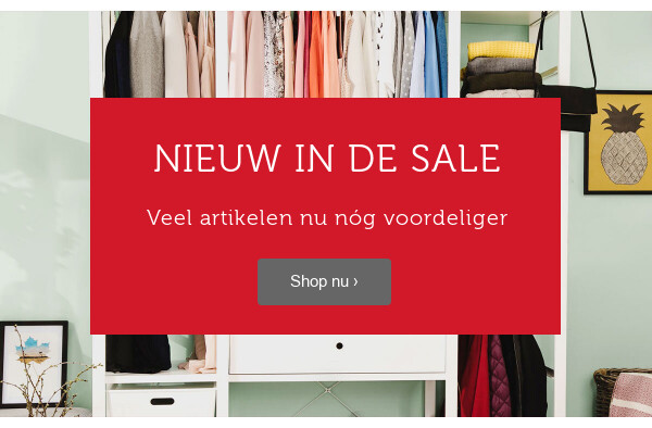 New arrivals in de Sale >