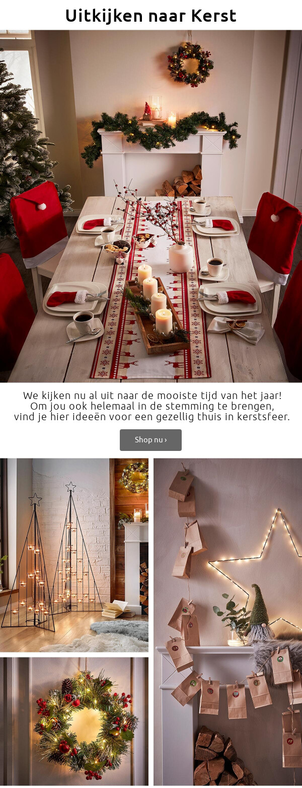 Kerstdecoratie & textiel >