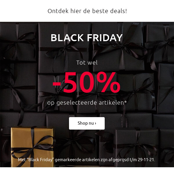 BLACK FRIDAY >