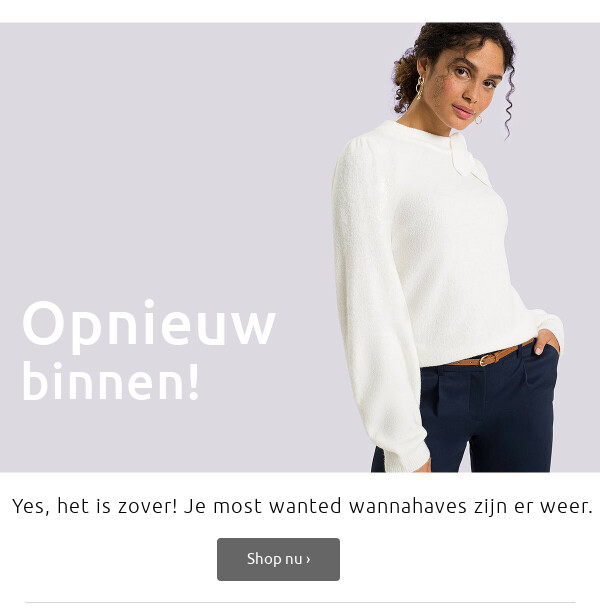 Opnieuw binnen >