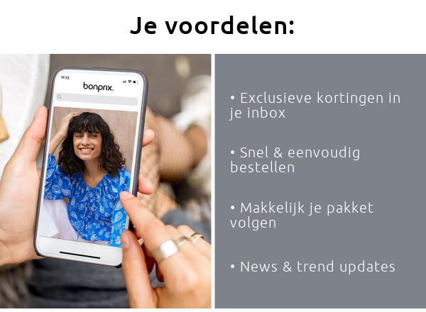 Voordeel met de bonprix app >