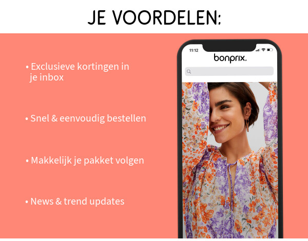 Voordeel met de bonprix app >